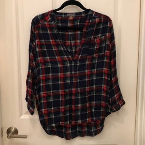 Market & Spruce Navy Flannel